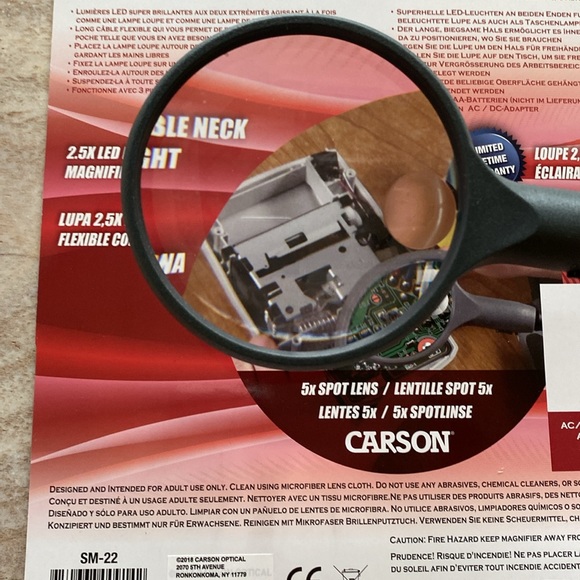 LED Lighted Flexible Neck Magnifier - Picture 6 of 10